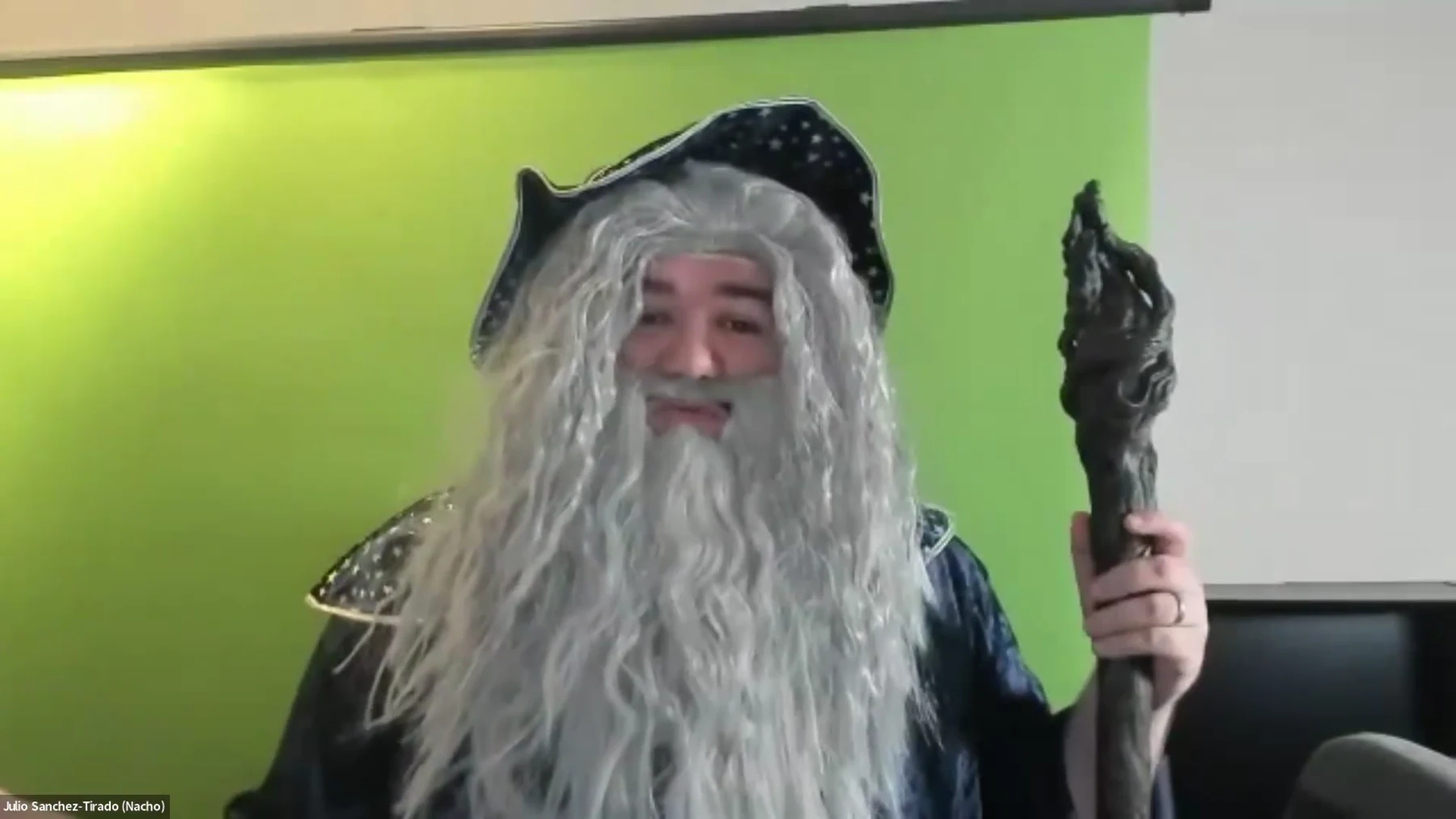 ACE participant presenting as the Agile Wizard