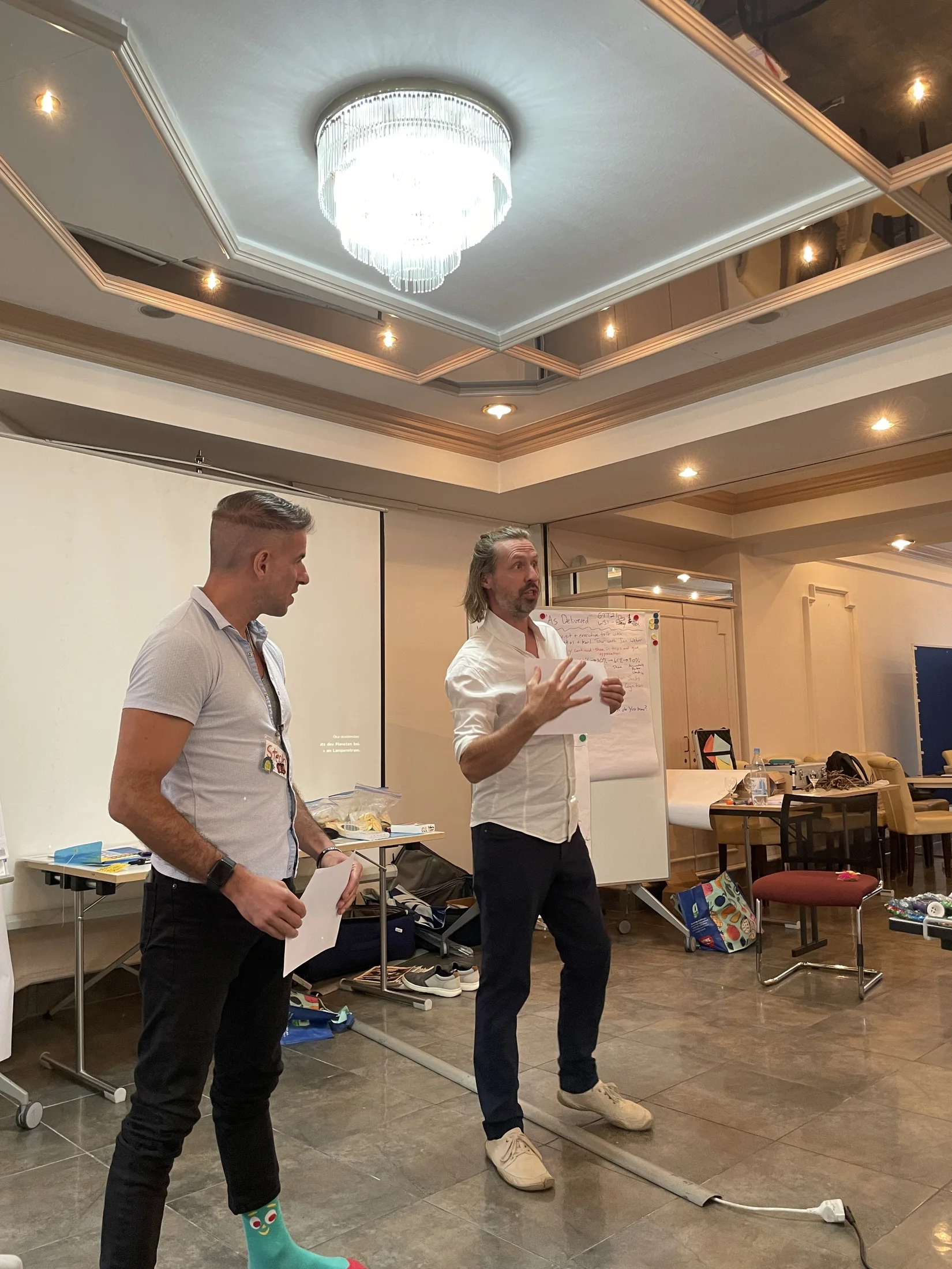 Matthias Orgler facilitating a workshop