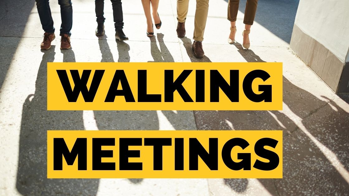 Cover for The Surprising Benefits of Walking Meetings