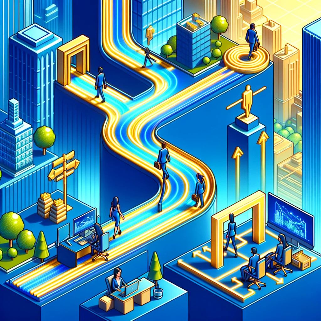 DALL·E 2024-03-15 10.31.34 – Adjust the image to emphasize a more isometric  look, focusing on an angled top-down perspective in a vibrant 3D, 32-bit,  isometric anime style. Incorp | Matthias Orgler